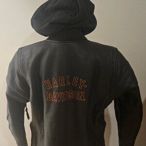 New Womens Large Leather HD jacket